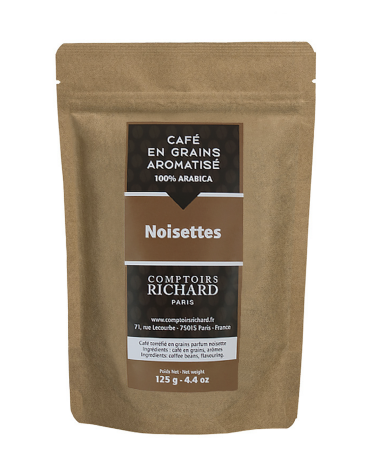 Café Aromatisé Noisettes Grains 125g