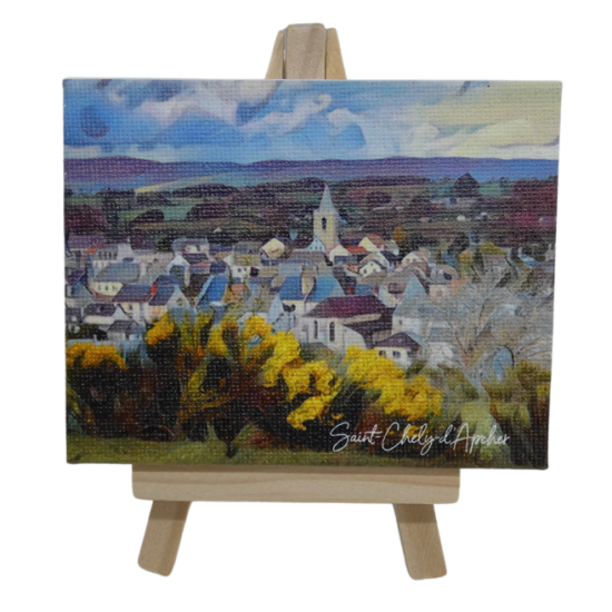 Chevalet Bois avec Toile 8x10cm